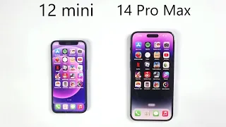 iPhone 12 mini vs iPhone 14 Pro Max - Speed Test!