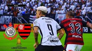 Corinthians x Flamengo  | QUARTAS DE FINAL | LIBERTADORES 2022 | PES 21