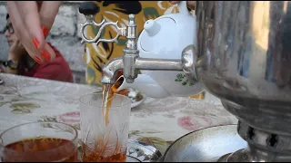 Samovar çayı sevənlər bu videonu mütləq izləsin! Kənd mənzərələri də öz yerində )