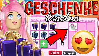 Ich TRADE nur NEUE GESCHENKE 😍🎁 Adopt Me! Update ✅ Roblox [DEUTSCH]