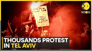 Israel-Hamas war: Thousands protest on the streets of Tel Aviv against the government | WION