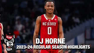 DJ Horne 2023-24 Regular Season Highlights | NC State Guard