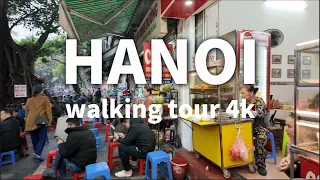 Hanoi Walking Tour - 4K