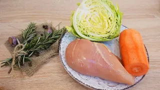 Good Dinner Idea ! Chicken & Cabbage Stir-Fry Recipe ! Easyvideo