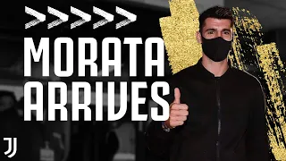 ALVARO MORATA LANDS IN TURIN!