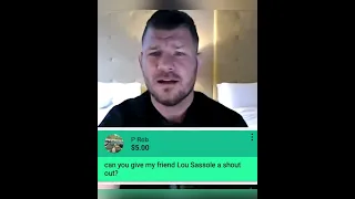 Michael Bisping gets trolled by donation from “Lou Sasshole”