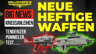 Helldivers 2🔥NEWS: WARBOND KRIEGSANLEIHEN Waffen Tenderizer, Pummeler🔥Shooter Tipps & Tricks deutsch