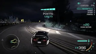 The VerbleHack effect in NFS Carbon canyon drift