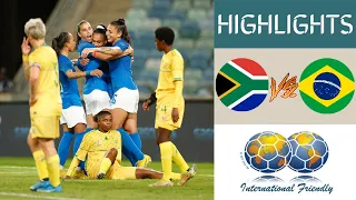 🇿🇦 South Africa vs Brazil 🇧🇷 Women's Friendlies Highlights | 05.09.2022