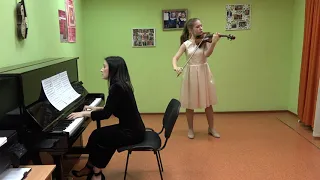 Наревская Каролина 12 лет Л. Шпор "Концерт №2" (1 часть)
