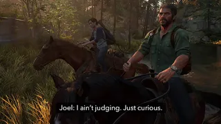 (Deleted TLOU2 dialogue) Joel and Ellie talk about her moth tattoo