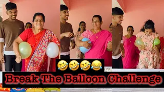 Break The Balloon Challenge 🤣🤣 #shorts #short