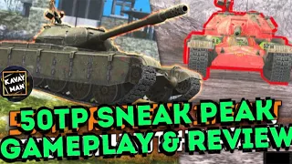 50TP GAMEPLAY & REVIEW SNEAK PEAK | WOT BLITZ