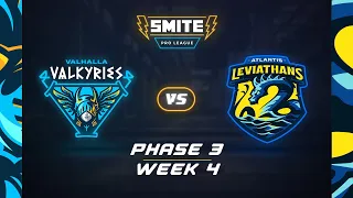 SMITE Pro League Phase 3 Week 4: Atlantis Leviathans vs Valhalla Valkyries