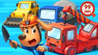 Construction Engineer | Safety Tips | Cartoons for Kids | Sheriff Labrador