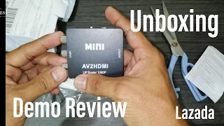 Unboxing Mini AV to HDMI Converter from Lazada (Demo Review)