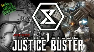 PRIME 1 STUDIOS JUSTICE BUSTER SUIT STATUE REVEAL (JOSH NIZZI ) DETAILED VIDEO FROM PRIME 1 SHOWCASE