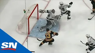 Marchand Buries Shorthanded Goal Off Bergeron's Pass