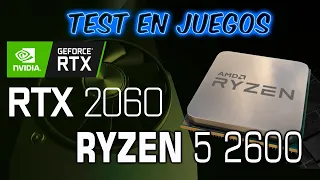 RYZEN 5 2600 + RTX 2060 6GB test en juegos en 2022 /1080P ULTRA