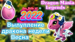 🍃ВЫЛУПЛЕНИЕ ДРАКОНА НЕДЕЛИ ВЕСНА В ЛЕГЕНДЫ ДРАКОНОМАНИИ/Dragon Mania Legends🍃