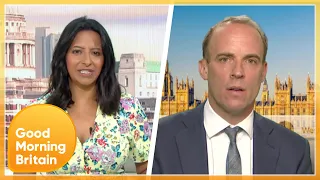 Dominic Raab on Afghan Crisis: 'In Hindsight I Wouldn't Have Gone On Holiday' | GMB