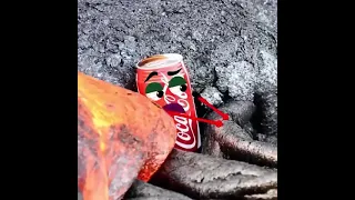 Experiment Lava VS Coca Cola