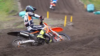 Best Of MX125 Two Stroke Action | Dutch MX Season Opener Lierop