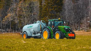 Slurry 2021 | JD 6155R | Spring Work | Våronn