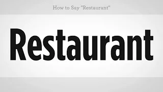How to Say "Restaurant" | Mandarin Chinese