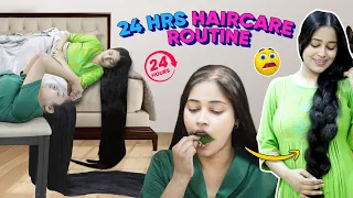 My 24 Hrs Diy Haircare Routine 🙆‍♀️ Morning till Night What I Do To Grow My Hair Fast Sharing Tricks