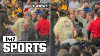 Lil Wayne Confrontation With Lakers Security Guard Caught On Video | TMZ Sports