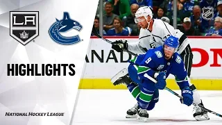 Kings @ Canucks 10/9/19 Highlights