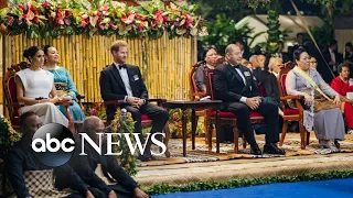 Meghan and Harry head to Tonga