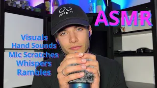 💤 ASMR Hand Sounds, Visuals, Whispers, and Rambles for SLEEP 💤