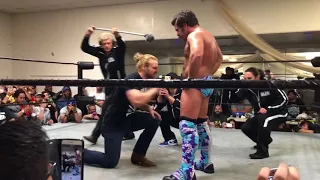 Hangman Page confronts Joey Ryan at Bar Wrestling