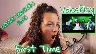 FIRST TIME REACTING to VoicePlay - OOGIE BOOGIE'S SONG | The Nightmare Before Christmas