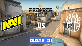 1/2 Финал. NAVI vs BIG. Map-1 Dust2. BLAST Premier Spring Finals 2021