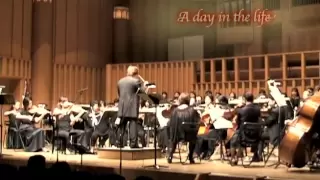 The Beatles  "A day in the life"  orchestra