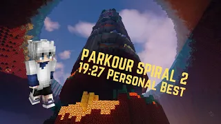 Minecraft Parkour Spiral 2 Speedrun: 15:19 (National Record)