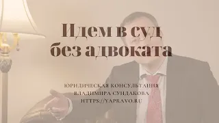 Пойти в суд без юриста или адвоката? В каких случаях и как судиться самостоятельно? Как сэкономить?