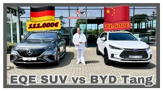 Mercedes EQE SUV vs BYD Tang 🤷‍♂️ 40.000 € Preisunterschied⁉️
