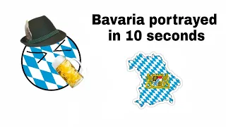 Bavaria portrayed in 10 Seconds. | Countryball Animation