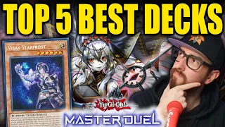 TOP 5 BEST DECKS IN MASTER DUEL (2024)