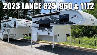 2023 Lance 825, 960 & 1172 / Truck Camper Tours