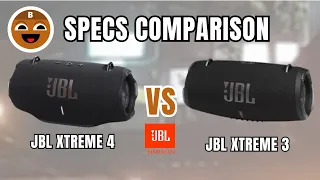 JBL XTREME 4 vs JBL XTREME 3 Specs Comparison | BrownChocoMilkBoy