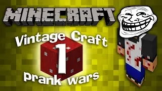 Vintage Craft Prank Wars - EP01 - Fun Guy... (Minecraft Video)