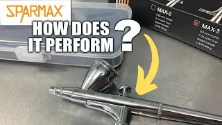 Sparmax Airbrush Max 3 spray test and unboxing