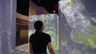 Laduma's immersive and interactive forest at HIMSS 2019