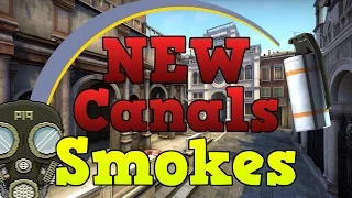 NEW CANALS SMOKES - A Spot - csgo
