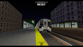 tardisblock's Subway Simulator - Operating an R110B (A) Express Train (1993) | ROBLOX